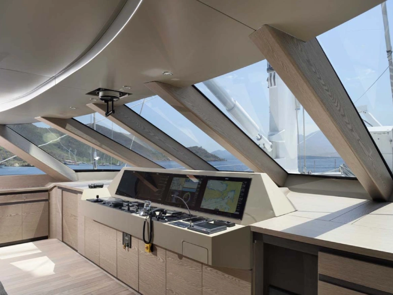 Ekmar Yachting All About U 2 Motor Sailing Yacht Bridge View