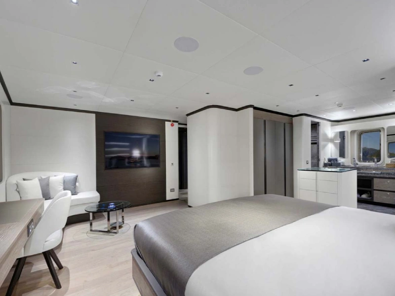 Ekmar Yachting All About U 2 Motor Sailing Yacht Master Cabin Rear View