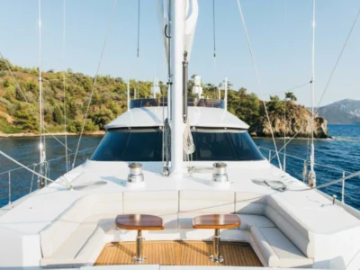 Ekmar Yachting All About U 2 Motor Sailing Yacht Sundeck Front View 400x300