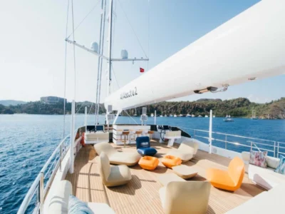 Ekmar Yachting All About U 2 Motor Sailing Yacht Sundeck Rear View 400x300