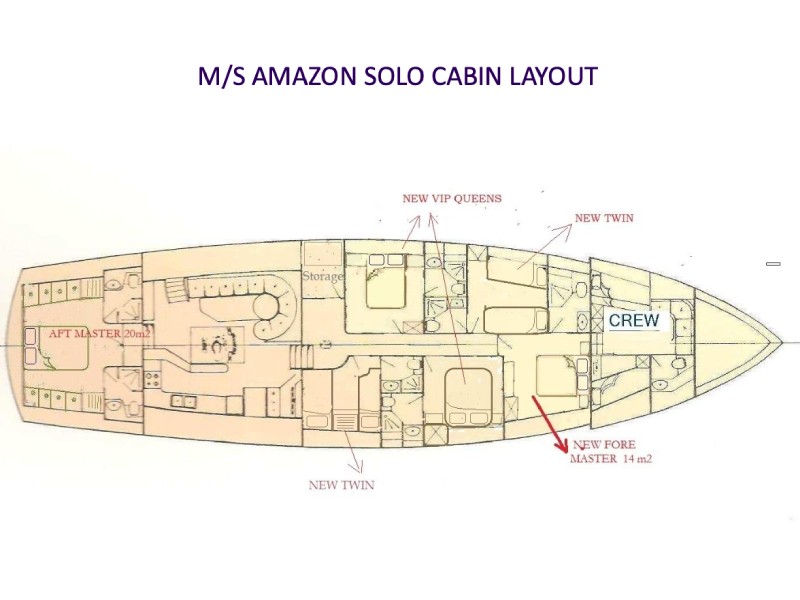 Ekmar Yachting Amazon Solo Gulet Layouts View