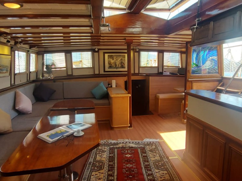 Ekmar Yachting Amazon Solo Gulet Saloon View