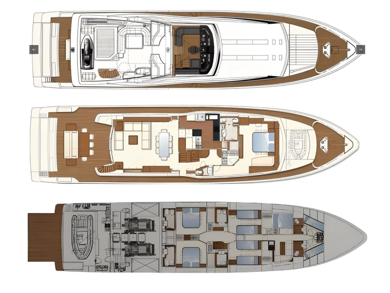 Ekmar Yachting Funda D Motor Yacht Layouts View