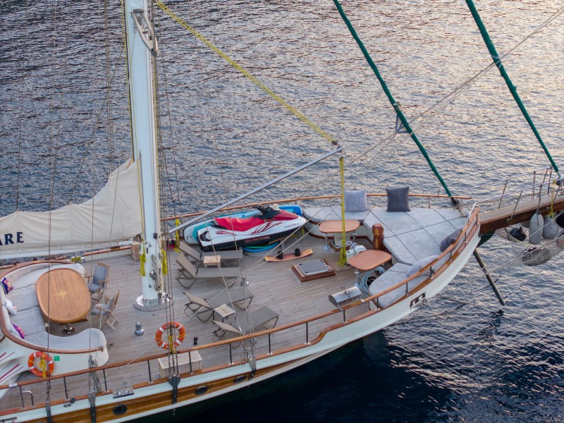 Ekmar Yachting Grande Mare Gulet Yacht Bow View