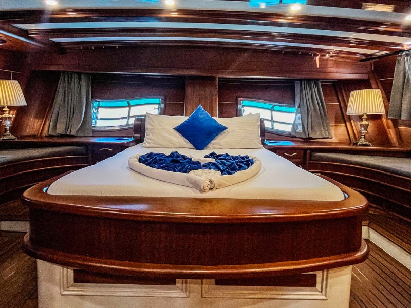 Ekmar Yachting Grande Mare Master Cabin Front View