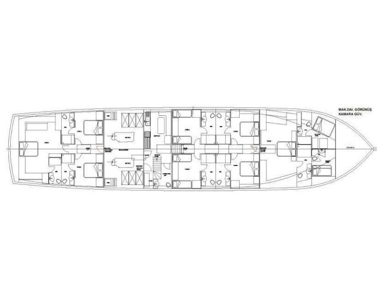 Ekmar Yachting Halcon Del Mar Top Layout View 1
