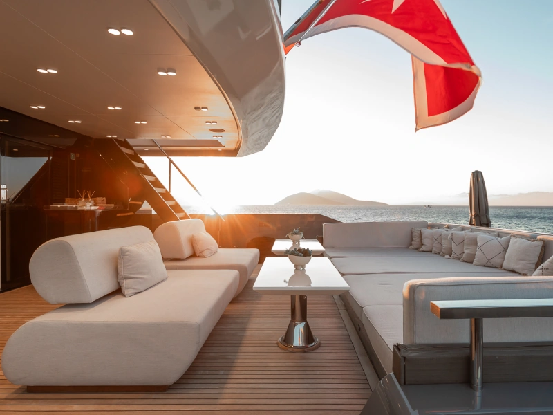 Ekmar Yachting Illusion Ii Motor Yacht Aft Deck View
