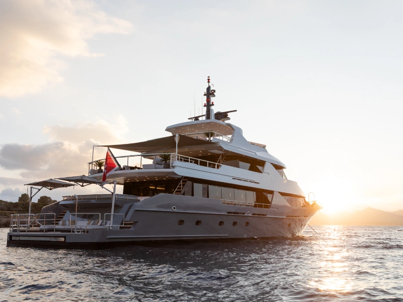 Ekmar Yachting Illusion Ii Motor Yacht Side Deck Area View