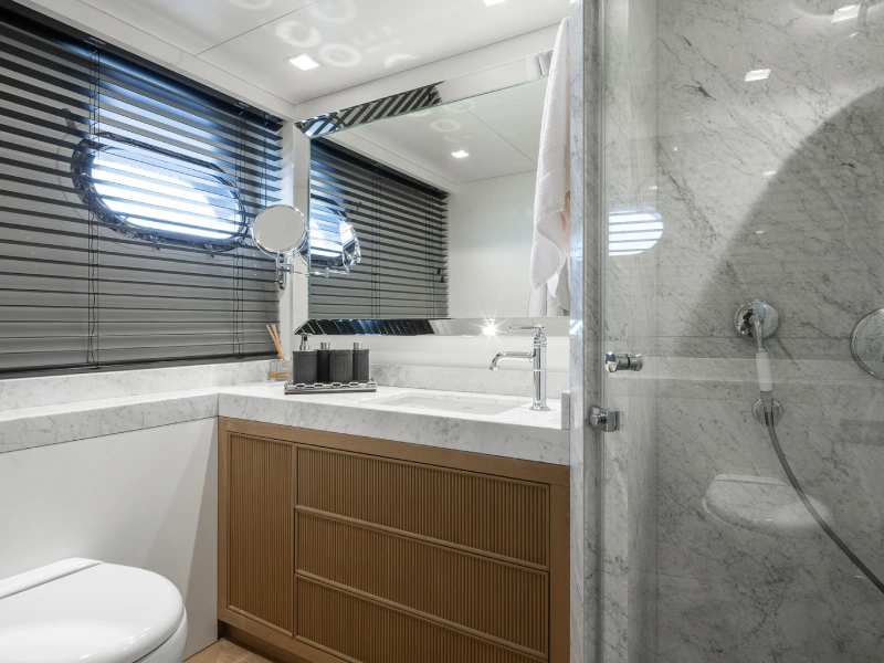 Ekmar Yachting Illusion Ii Motor Yacht Twin Cabin En Suite Bathroom View