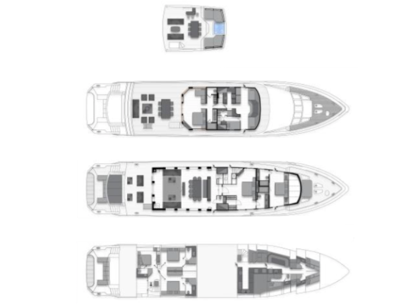 Ekmar Yachting Illusion Ii Motor Yacht Layouts View