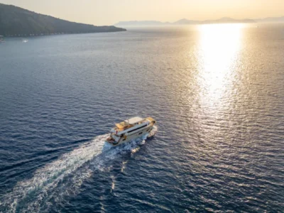 Ekmar Yachting Lycian Dream Motor Yacht Cruise Top View 400x300