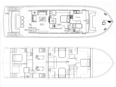 Ekmar Yachting Lycian Dream Motor Yacht Layout View 400x300