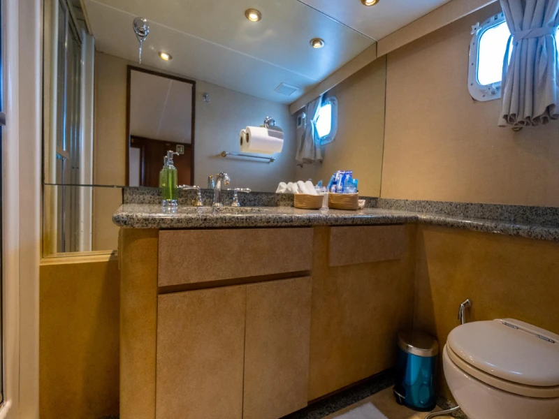 Ekmar Yachting Merve Motor Yacht Double Cabin En Suite Bathroom View