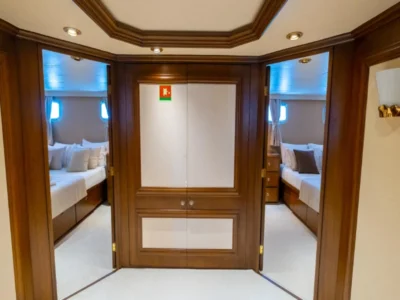 Ekmar Yachting Merve Motor Yacht Double Cabin Corridor View 400x300