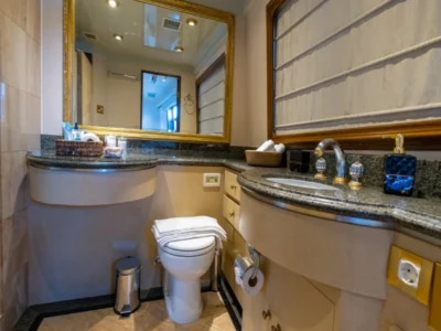 Ekmar Yachting Merve Motor Yacht Master Cabin En Suite Bathroom View 400x300