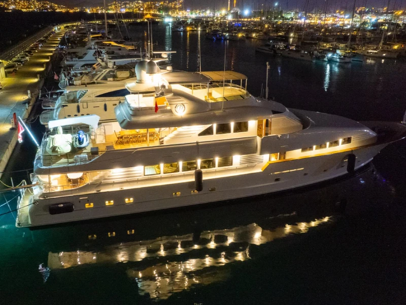 Ekmar Yachting Merve Motor Yacht Night View