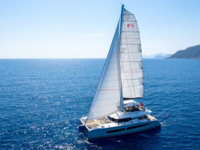 Ekmar Yachting Mus 3 Catamaran Open Sails Cruising View 400x300