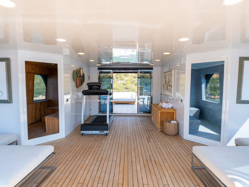 Ekmar Yachting Ocean Breeze Motor Yacht Health Club View
