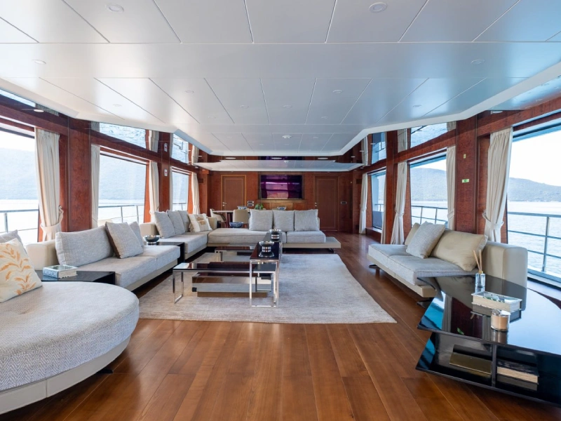 Ekmar Yachting Ocean Breeze Motor Yacht Main Saloon Front View