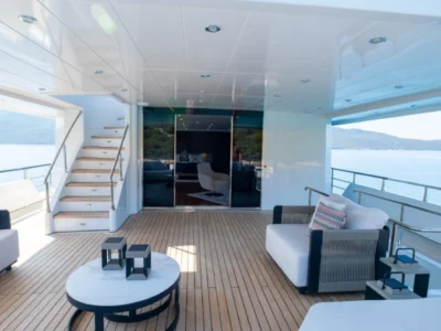 Ekmar Yachting Ocean Breeze Motor Yacht Aft Deck One Rear View 400x300