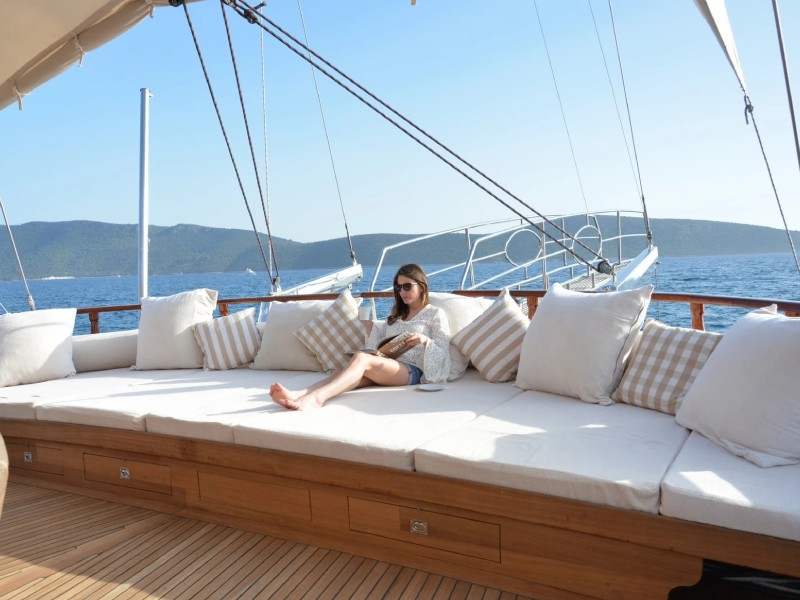 Ekmar Yachting Papa Joe Gulet Al Aft Deck View