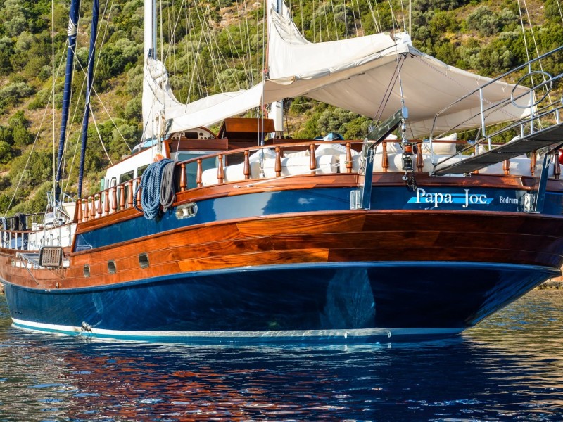 Ekmar Yachting Papa Joe Gulet Aftdeck Outside View