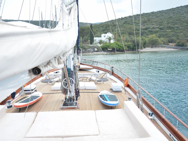 Ekmar Yachting Papa Joe Gulet Foredeck View
