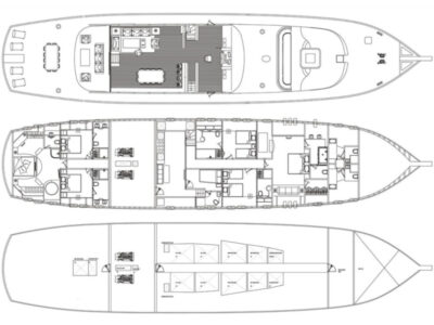 Ekmar Yachting Perla Del Mare Layout View 400x300