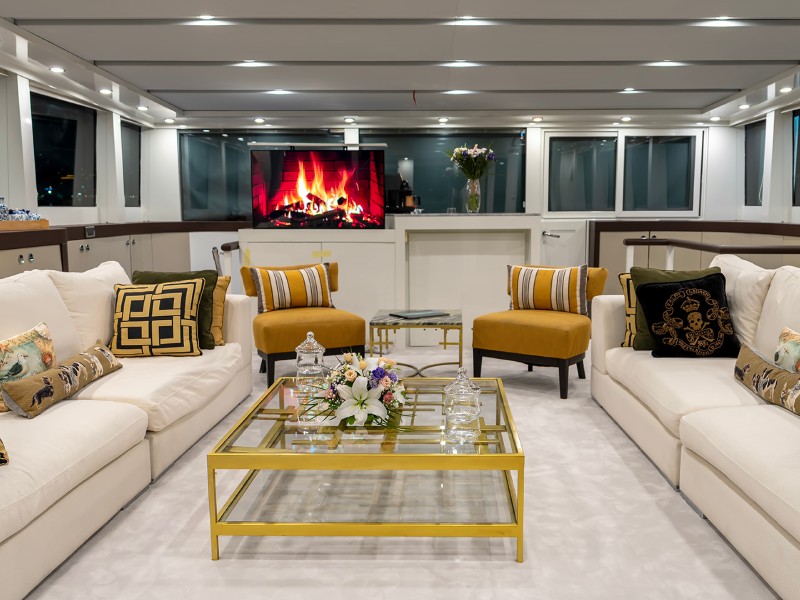 Ekmar Yachting Perla Del Mare Saloon Evening View