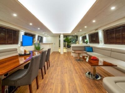Ekmar Yachting Queen Of Makri Saloon Front View 400x300