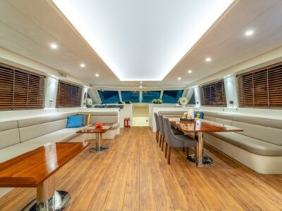 Ekmar Yachting Queen Of Makri Saloon Rear View 400x300
