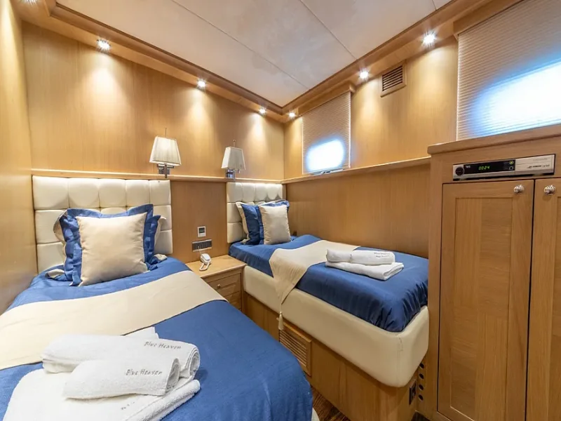 Ekmar Yachting Blue Heaven Gulet Yacht Triple Cabin View