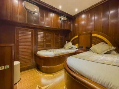 Ekmar Yachting Diva Deniz Gulet Yacht Twin Cabin Side View 400x300