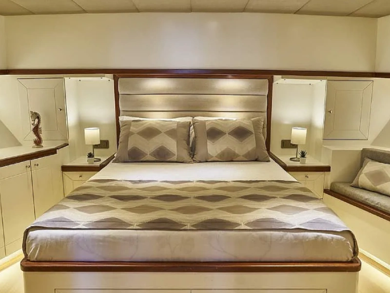 Ekmar Yachting Grand Sailor Gulet Yacht Double Cabin Front View