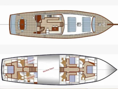 Ekmar Yachting Grand Sailor Gulet Yacht Layout View 400x300