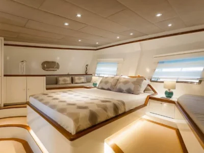 Ekmar Yachting Grand Sailor Gulet Yacht Master Cabin Side View 400x300