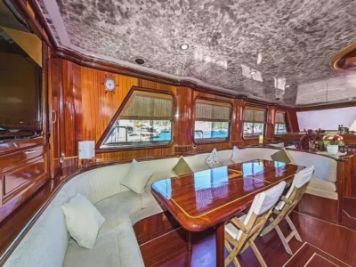 Ekmar Yachting S Dogu Gulet Yacht Formal Dining Saloon View 400x300