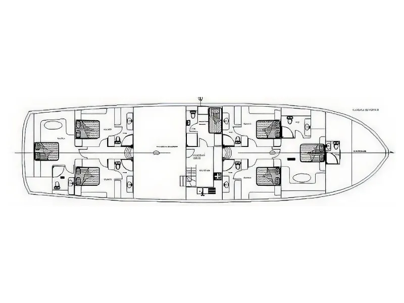Ekmar Yachting S Dogu Gulet Yacht Layout View